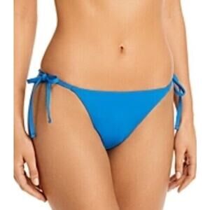 Aqua Swim Blue Side Tie Bikini Bottom, Size Large